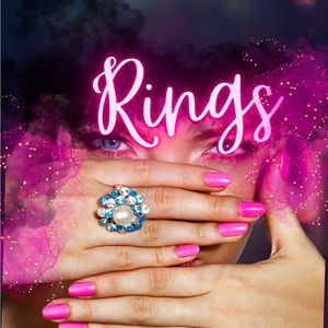 Check Out All The Rings! And All The Other Jewelry In My Closet